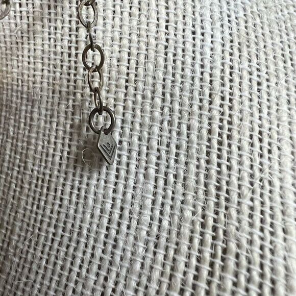 Silpada 9 Strand Toned Liquid Silver Hammered Pendant Necklace #N1288 - Picture 3 of 4